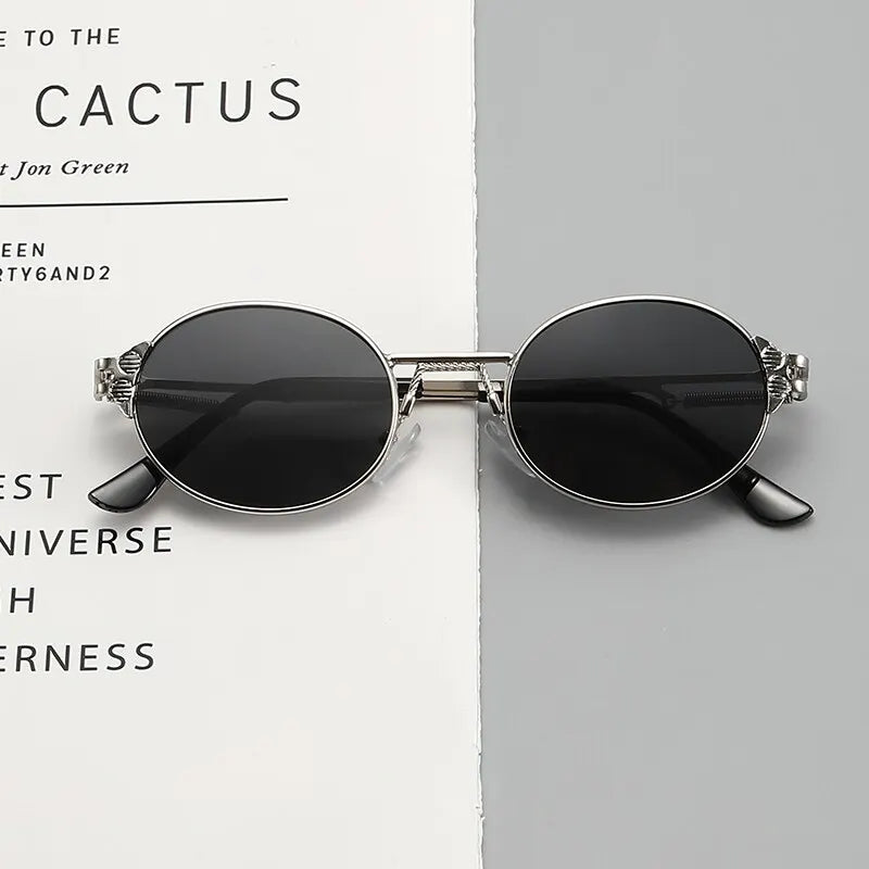 2023 New Round Frame Retro Personalized Metal Sunglasses Sunglasses For Men And Women
