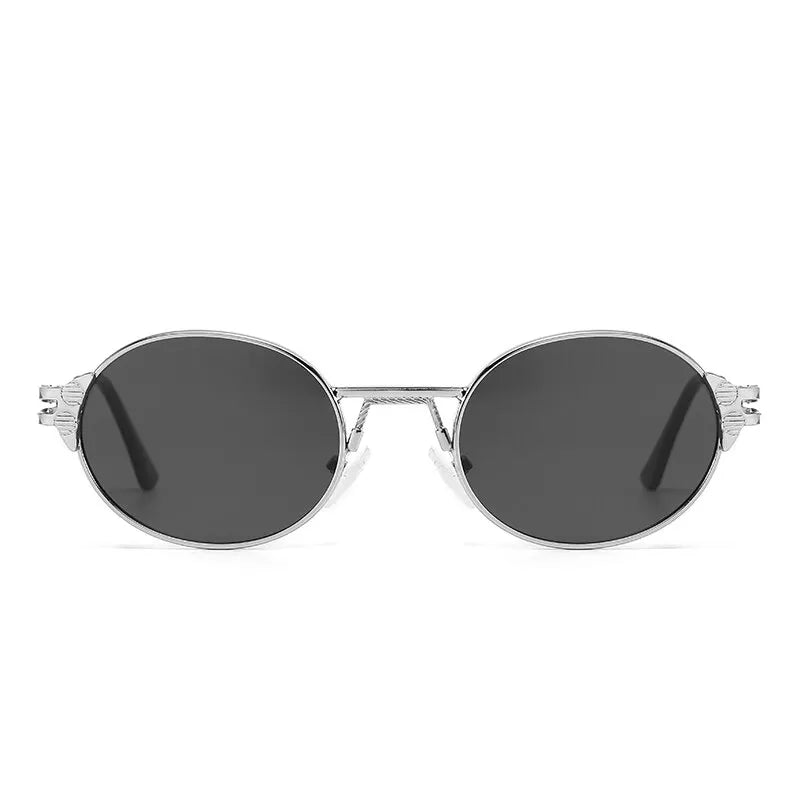 2023 New Round Frame Retro Personalized Metal Sunglasses Sunglasses For Men And Women